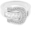 Pami Accessories Inel placat cu aur alb Florence, 18 mm, IC-60, Argintiu
