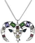 Pami Accessories Colier berbec cristale Swarovski, 84 + 5 cm, CLC-200, Argintiu