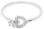 Pami Accessories Inel placat cu aur alb Amy, 16 mm, IC-40, Argintiu