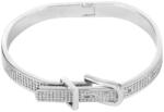 Pami Accessories Bratara de dama fixa cu strasuri, BC-140, 18 cm, Argintiu