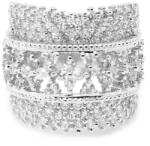 Pami Accessories Inel placat cu aur alb April, 18.5 mm, IC-110, Argintiu