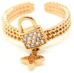 Pami Accessories Inel placat cu aur roz Carolyn, 17.2 mm, IC-40, Auriu roze