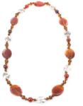 Pami Accessories Colier statement cu pietre semipretioase, maro
