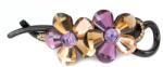 Clama de par cu flori, PAR-80, 10.5x4 cm, Multicolor