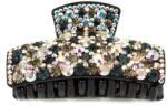  Cleste de par cu cristale Swarovski, PAR-280, 8x4 cm, Negru