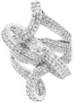 Pami Accessories Inel placat cu aur alb Megan, 18.5 mm, IC-120, Argintiu