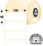 Tezeko 100 * 40 mm, műanyag etikett címke (1600 címke/tekercs) (M1000004000-001)