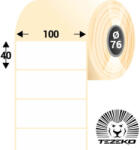 Tezeko 100 * 40 mm, papír etikett címke (4500 címke/tekercs) (P1000004000-003)