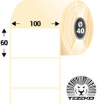 Tezeko 100 * 60 mm, papír etikett címke (1000 címke/tekercs) (P1000006000-004)