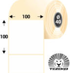 Tezeko 100 * 100 mm, papír etikett címke (400 címke/tekercs) (P1000010000-004)