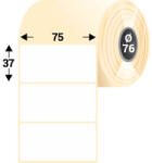 Tezeko 75 * 37 mm, műanyag etikett címke (3000 címke/tekercs) (M0750003700-001)