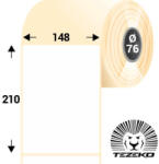 Tezeko 148 * 210 mm, papír etikett címke (860 címke/tekercs) (P1480021000-010)