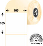 Tezeko 105 * 105 mm, műanyag etikett címke (1500 címke/tekercs) (M1050010500-001)