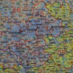 Freytag & Berndt Németország postai irányítószámos térkép, műanyaghengerben, 1: 700 000 Freytag térkép PLKD P