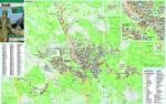 Stiefel Komló térkép tűzhető, keretezett