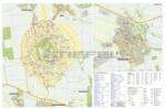 Stiefel Devecser város és Somló térképe, tűzhető, keretes