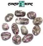  Rubin in Matrice Rulat Natural - 20-28 x 12-16 mm - ( M ) - 1 Buc