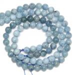 Acvamarin Rotund Margele Pietre Semipretioase pentru Bijuterii 8 - 8, 9 mm Grad A