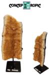  Felie Citrin Naturala Brazilia cu Suport - 59x22x17 cm - Unicat