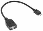 Cabletech Cablu adaptor usb mama a - micro usb otg (KPO2907)