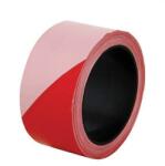  Jelzőszalag, 50 mm x 100 m, piros-fehér (70010) - patronbolt