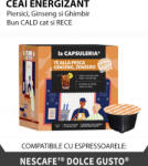 La Capsuleria Ceai de piersici, ginseng si ghimbir, 16 capsule compatibile Dolce Gusto, La Capsuleria (DG31)