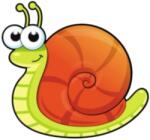  Óvodai címke, ruhára, textilre vasalható A/5 méretben 35+12 jel csiga zöld B