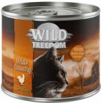 Wild Freedom 6x200g Wild Freedom Adult nedves macskatáp - Wide Country - csirke pur