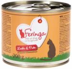 Feringa 6x200g Feringa Classic Meat Szárnyas, sárgarépa & pitypang nedves macskatáp