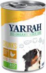 Yarrah 12x405g Yarrah Bio Falatkák bio csirke, bio csalán & bio paradicsom nedves kutyatáp
