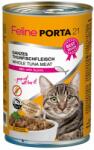 Porta 21 6x400g Feline Porta 21 tonhal & marha nedves macskatáp