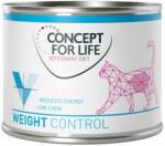 Concept for Life 12x200g Concept for Life Veterinary Diet Weight Control nedves gyógytáp macskáknak - zooplus - 8 541 Ft