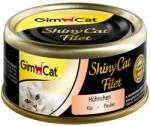 GimCat 6x70g GimCat ShinyCat csirke & garnéla nedves macskatáp