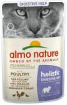 Almo Nature 6x70g Almo Nature Holistic Intestinal Help nedves macskatáp-szárnyas