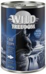Wild Freedom 6x400g Wild Freedom Adult nedves macskatáp - Cold River - lazac & csirke