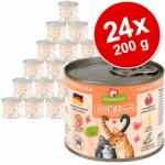 GranataPet 24x200g Granatapet Delicatessen nedves macskatáp- Borjú & nyúl