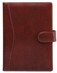 Saturnus Kalendárium, gyűrűs, betétlapokkal, M, újrahasznosított bőr, 418, barna (20SM418-001)