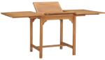 vidaXL Masă de grădină extensibilă (110-160)x80x75cm lemn masiv tec (47420)