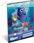  Némó/Finding Dory/Szenilla nyomában - We swim! 1. osztályos vonalas füzet, A5/14-32 (ZI_2017_118)