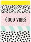 Sass&Belle Carnet A5 - Memphis modern - Good Vibes