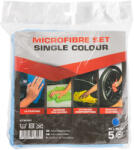 SERWO Set 5 lavete albastre SERWO, microfibra, 310gsm, 40x40cm