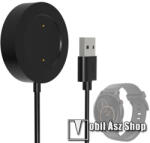  Okosóra USB töltő - 1m hosszú - FEKETE - Xiaomi Haylou RS3 LS04