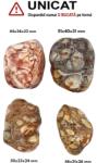 Palm Stone Riolit Bird Eyes Galben Natural - 44-51 x 31-40 x 24-33 mm - ( XXL )