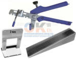 SKT SKT2015 ÉKES szintező, 100db ÉK + 100db TALP +1db FOGÓ 2mm fuga 12-18mm (skt201512cs10) (skt201512cs10)