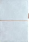 FILOFAX Kalendárium, gyűrűs, betétlapokkal, A5 méret, FILOFAX, Domino Soft , pasztellkék (NFX022603)