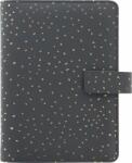 FILOFAX Kalendárium, gyűrűs, betétlapokkal, personal méret, FILOFAX, Confetti , fekete (NFX028722)