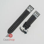  Curea piele neagră model TW Steel 24mm - 3810124 - ceas-shop