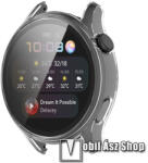  Okosóra műanyag védő tok / keret - ÁTLÁTSZÓ - 9H edzett üveg előlap védő is! - HUAWEI Watch 3 46mm