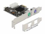 Delock PCI Express cu 2 x PS/2 si pin Header USB 9 pini, Delock 90049 (90049)