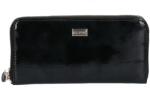 KROKOMANDER G11-007-001 fekete lakk bőr női pénztárca (G11-007-001-fekete)